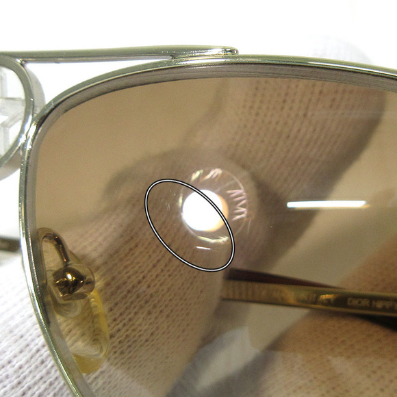 Christian Dior Star Motif Sunglasses Gold Brown - Picture 7 of 13